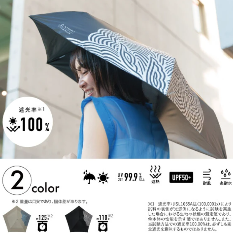 JOTARO SAITO folding umbrella with UV protection