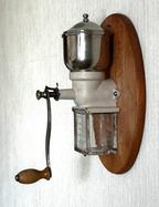 [French Vintage] Peugeot Classic Wall-Mounted Manual Coffee Grinder — French Curated Selection (Vintage)