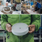 Sodateru Tokei Handmade Ceramic Wall Clock | Mino Ware | Made in Japan