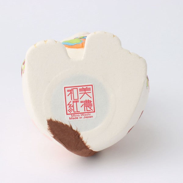 Ishikawa Shigyo Mino Washi Ceramic Maneki Neko – Polka Dot | Mino Washi | Seto Ware | Made in Japan