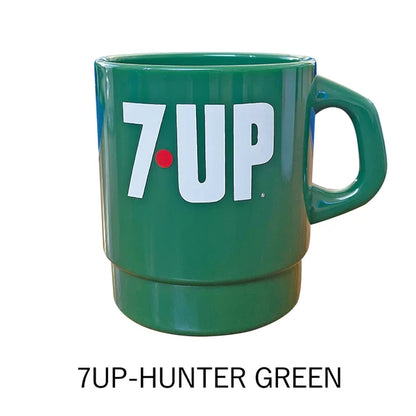 【復古選物】7-UP 經典標誌堆疊杯