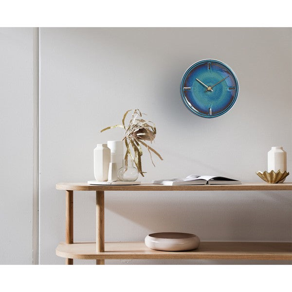 Sodateru Tokei Handmade Ceramic Wall Clock | Mino Ware | Made in Japan