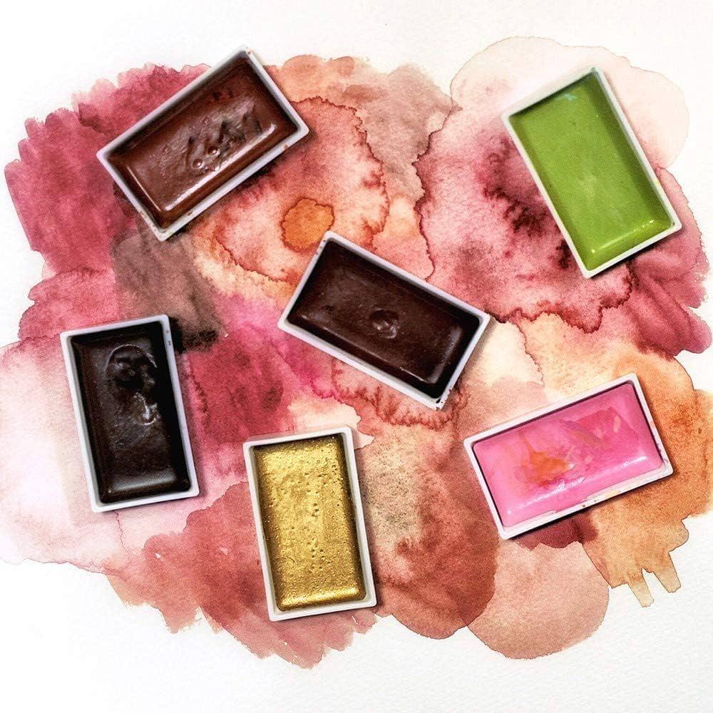Kuretake | Colorful Romance: Japanese-Style Watercolor 18-Color Painting Set