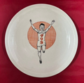 [Rare Antique] 1954 Glico Corporate Selection — Promotional Display Plate (Sample No. 3)