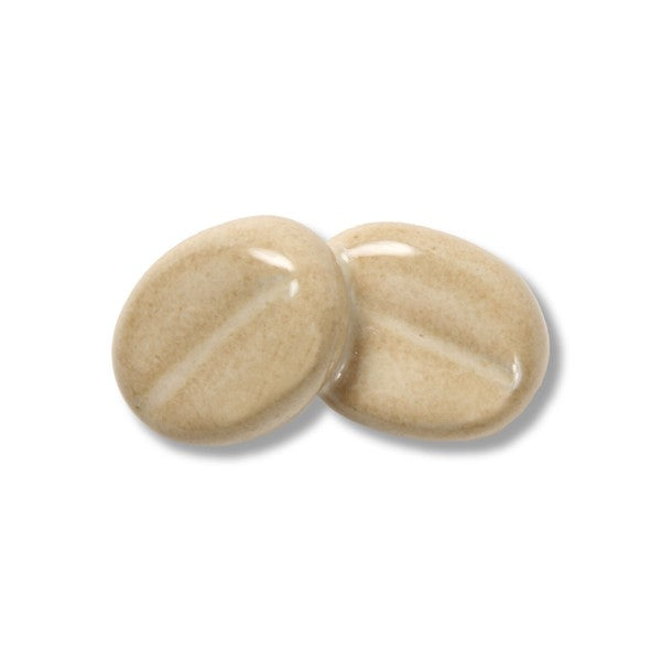 Coffee Bean Ceramic Tableware Rest | Cream | Made in Japan