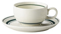 [Mino ware] Snowton Green Tea Cup & Saucer [Made in Japan]