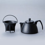 Japanese Cast Iron Coffee Pot Set | Includes Dripper & Tea Strainer | 750ml | Made in Japan