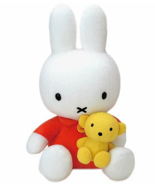 Miffy 抱著小熊 毛絨 娃娃