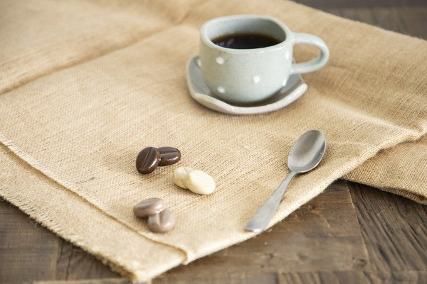 Coffee Bean Ceramic Tableware Rest | Cream | Made in Japan