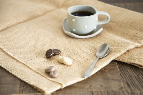 Coffee Bean Ceramic Tableware Rest | Cream | Made in Japan