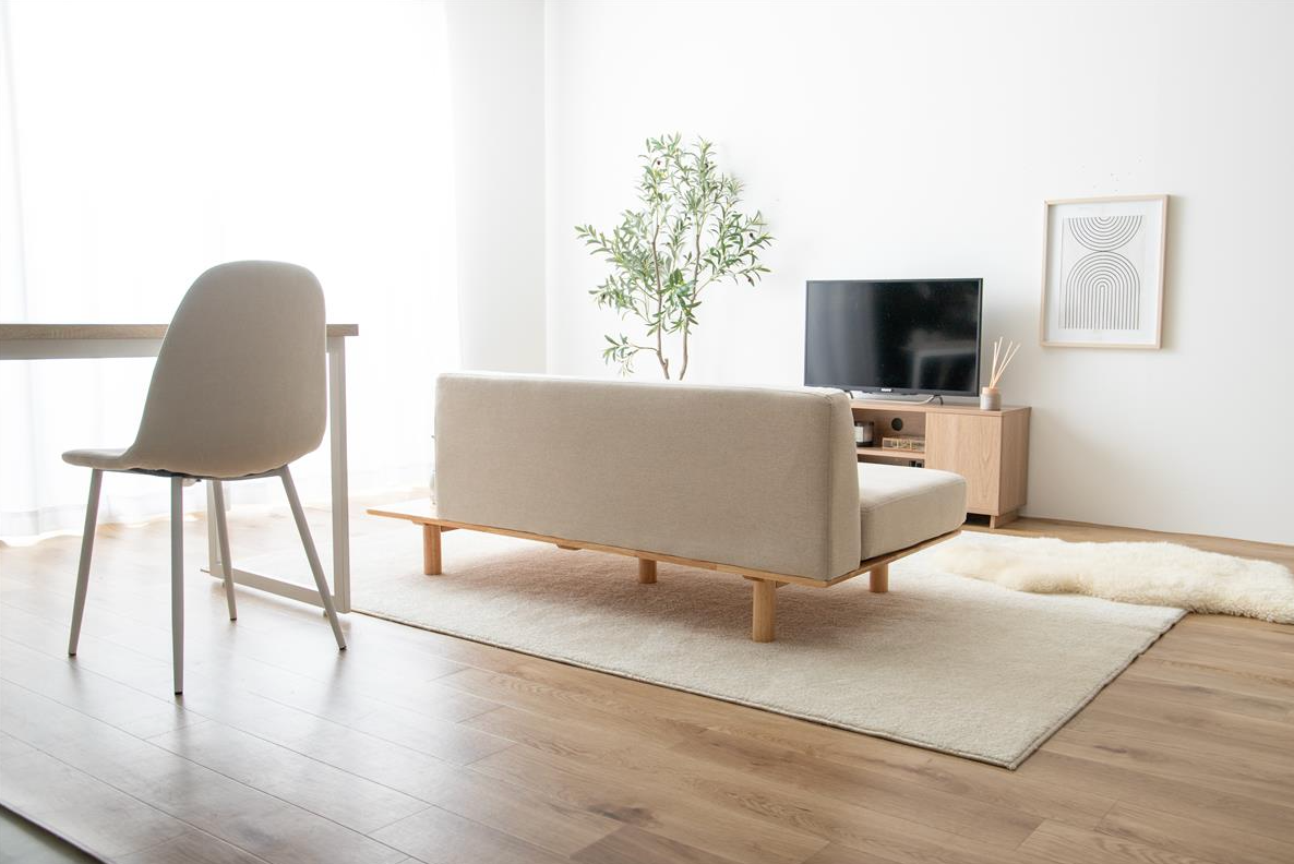 Monica Solid Wood Multifunctional Two-Seater Sofa