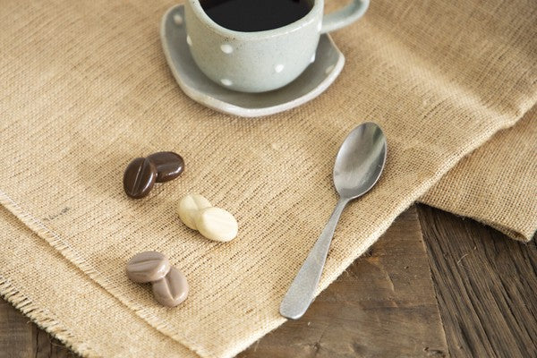 Coffee Bean Ceramic Tableware Rest | Cream | Made in Japan