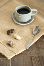 Coffee Bean Ceramic Tableware Rest | Cream | Made in Japan