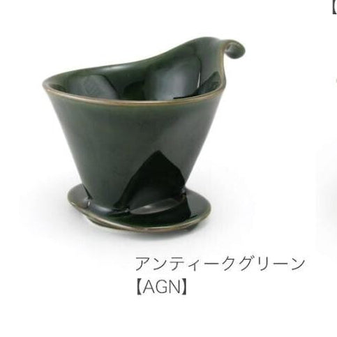 ZEROJAPAN 美濃燒咖啡濾杯 L｜雙孔集中滴濾設計｜日本製