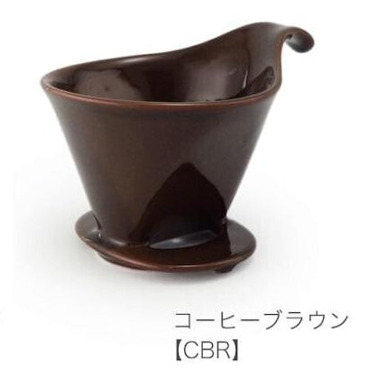 ZEROJAPAN 美濃燒咖啡濾杯 L｜雙孔集中滴濾設計｜日本製