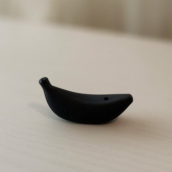 BANANA BLACK Smoke Incense Holder – Upcycled Banana Charcoal | Made in Japan