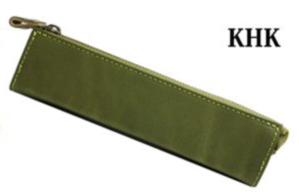 Made in Japan Tochigi Leather Jeans Series: Minimalist, Ultra-Lightweight Pen Case (Handcrafted Genuine Leather)