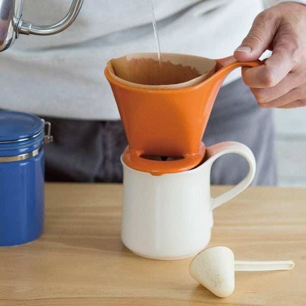 ZEROJAPAN Ceramic Coffee Filter & Dripper – L Size | Mino Ware | Made in Japan
