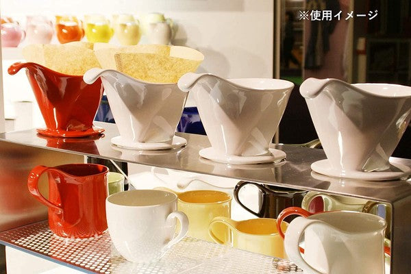 ZEROJAPAN Ceramic Coffee Filter & Dripper – L Size | Mino Ware | Made in Japan