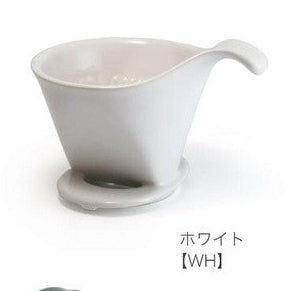 ZEROJAPAN 美濃燒咖啡濾杯 L｜雙孔集中滴濾設計｜日本製