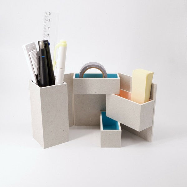 MORITA Minimum Space Paper Box (BOX-1) – Grey | Made in Japan