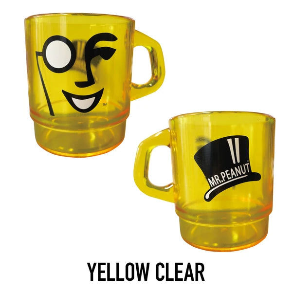 [American Classic] Planters Mr. Peanut Retro Stackable Cups (Shatter-resistant, Lightweight, Dual-purpose for Indoor and Outdoor Use)