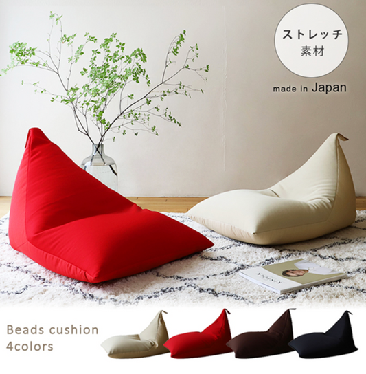 雲感三角舒壓懶人沙發（附提手・單人座）【日本製】