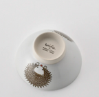 Stamp Hedgehog 刺蝟飯碗｜波佐見燒・Stamp ZOO 系列｜日本製