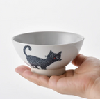 Stamp Cat 貓咪飯碗｜波佐見燒・Stamp ZOO 系列｜日本製