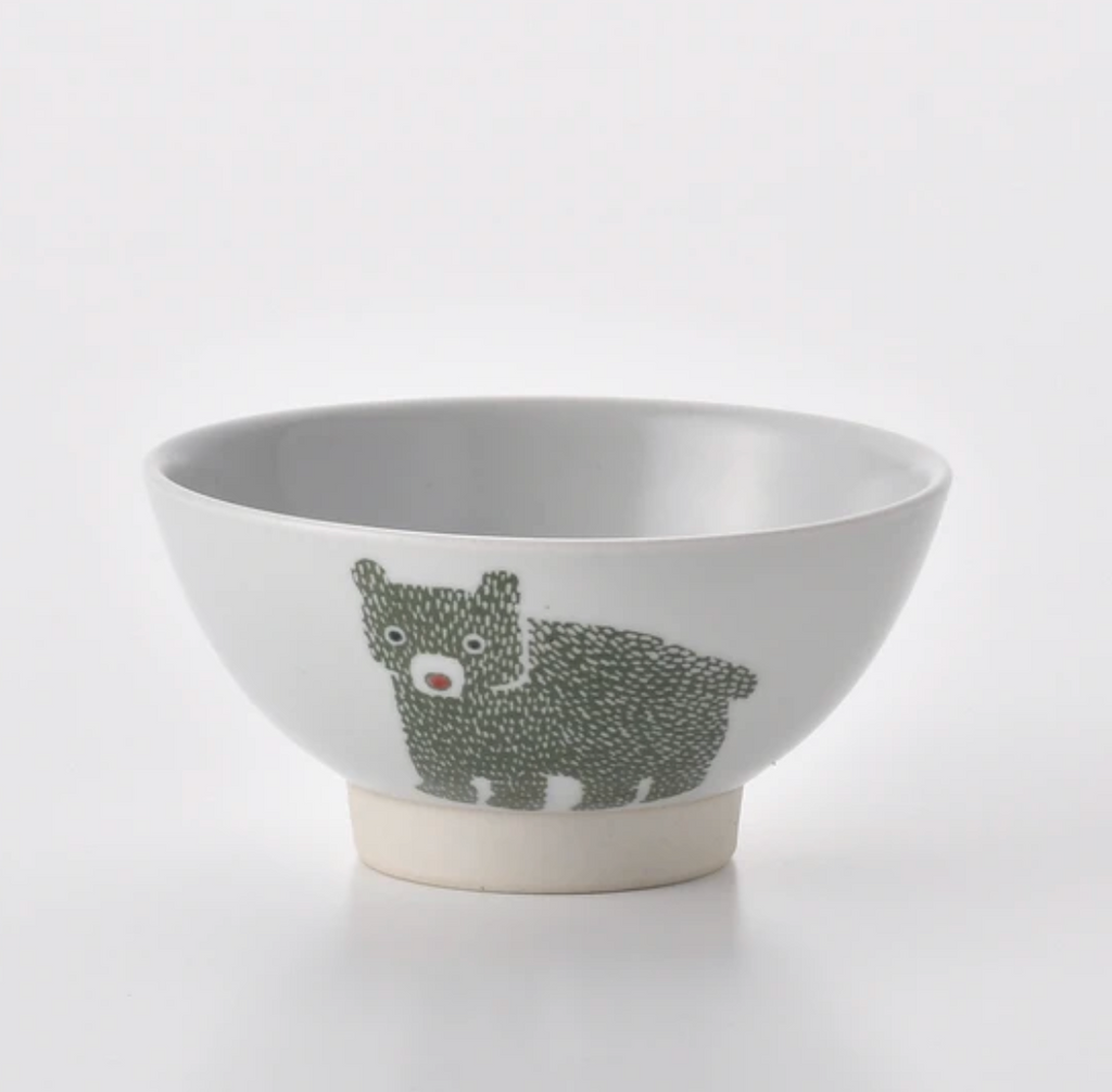 Stamp Bear 熊仔飯碗｜波佐見燒・Stamp ZOO 系列｜日本製