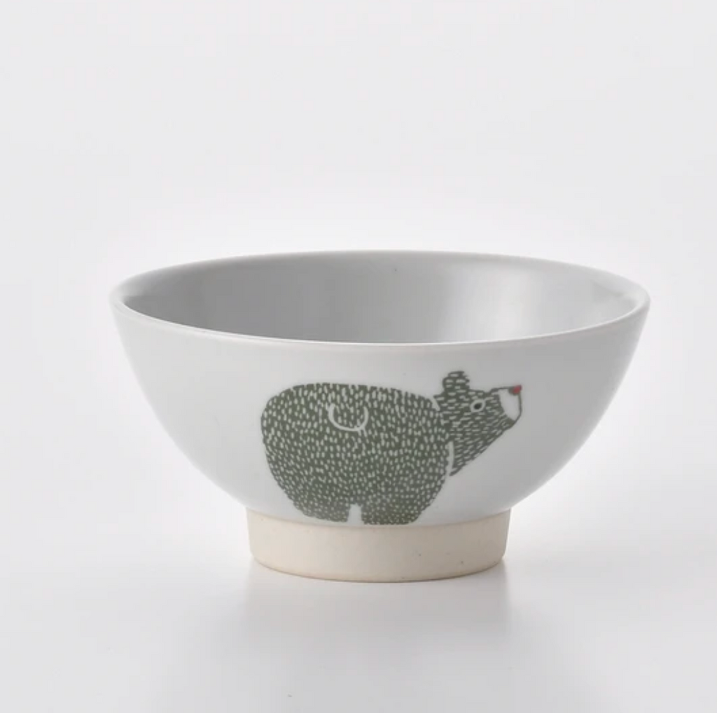Stamp Bear 熊仔飯碗｜波佐見燒・Stamp ZOO 系列｜日本製
