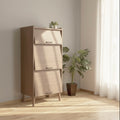 Nordic-Style Tall Bookshelf & Storage Cabinet 60cm | Walnut | Made in Japan