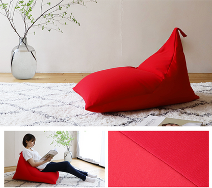 雲感三角舒壓懶人沙發（附提手・單人座）【日本製】