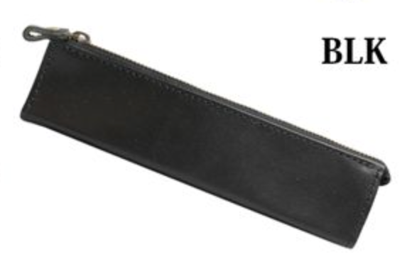 日本製栃木皮革Jeans 系列：極簡極輕便攜筆袋（真皮手作）