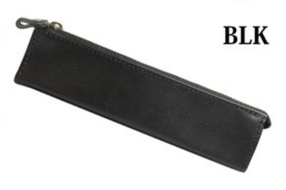 日本製栃木皮革Jeans 系列：極簡極輕便攜筆袋（真皮手作）