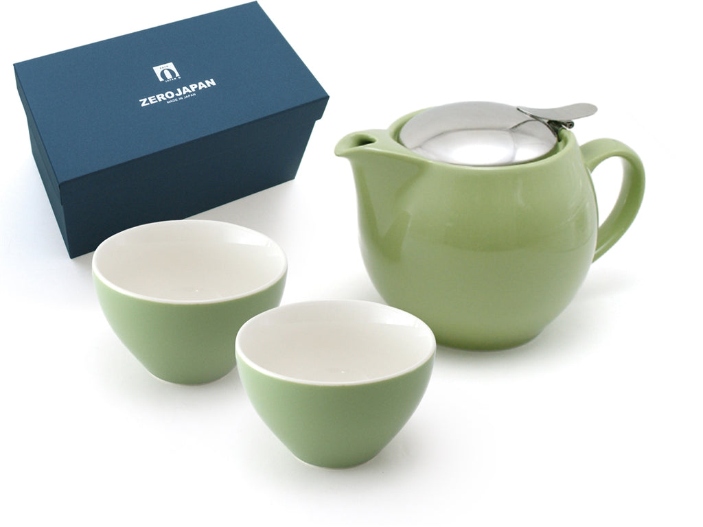 ZEROJAPAN Teapot Dual Teacup Gift Set | Mino Ware | Made in Japan