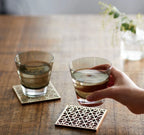 Handcrafted by Artisans: Carved Japanese Cypress Coasters