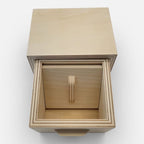 bosje Multi-Stocker with Drawer – Hardwood | Made in Japan