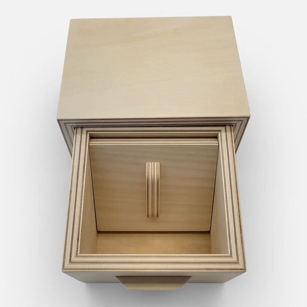 bosje Multi-Stocker with Drawer – Hardwood | Made in Japan