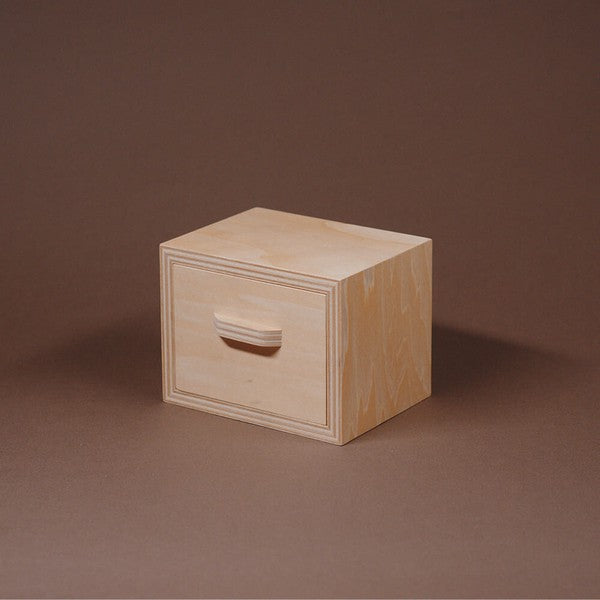 bosje Multi-Stocker with Drawer – Hardwood | Made in Japan