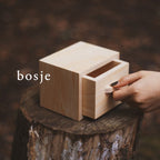 bosje Multi-Stocker with Drawer – Hardwood | Made in Japan