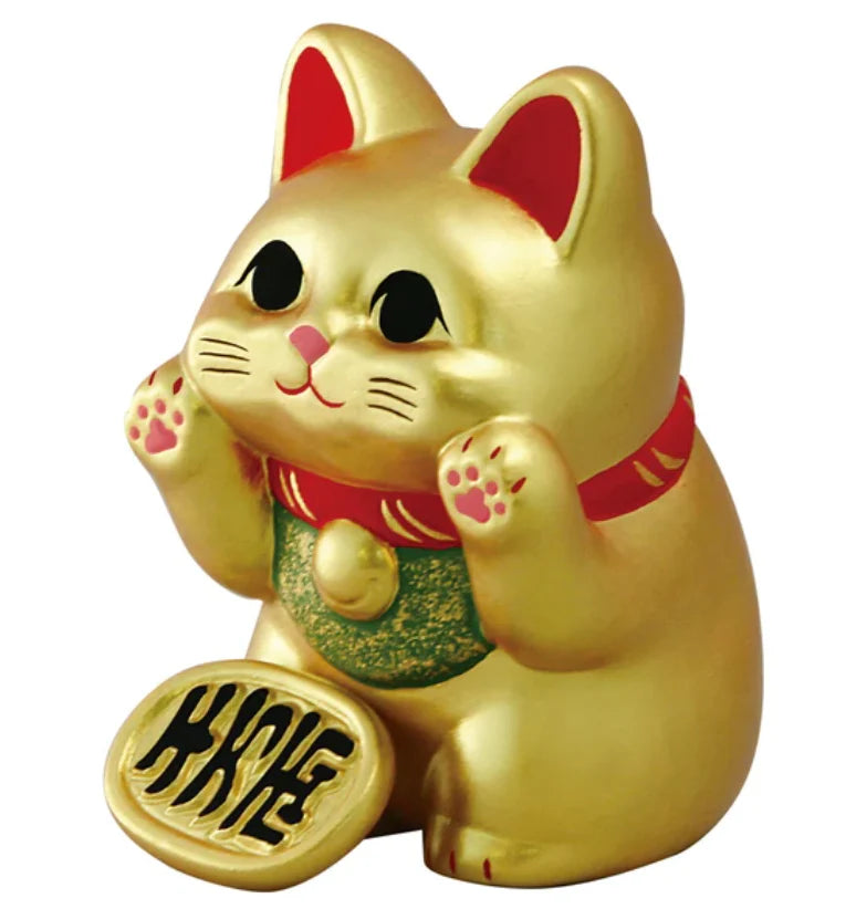 Glass Window Maneki-neko Ornament