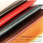 Tochigi Leather L-Shaped Pen Case – Slim | Made in Japan