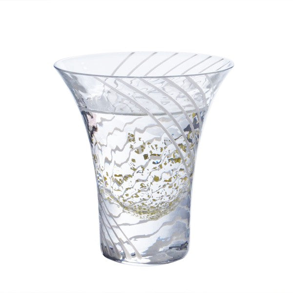 Edo Glass Yachiyo Kiln Sake Cup (Yukimizake)