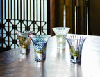 Edo Glass Yachiyo Kiln Sake Cup (Yukimizake)