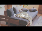 DOROTHY II 200cm /180cm 伸縮式休憩梳化床｜日本製